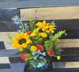 Blue Tulip Arrangement