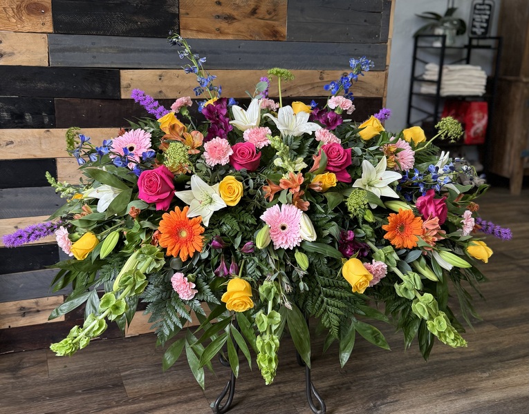 Loving Embrace Casket Spray from Roxie's Florist in Burlington, NC