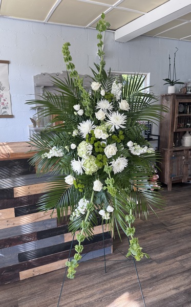 Garden Of Grace Standing Spray from Roxie's Florist in Burlington, NC