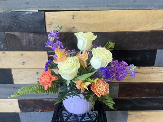 Purple Tulip Arrangement